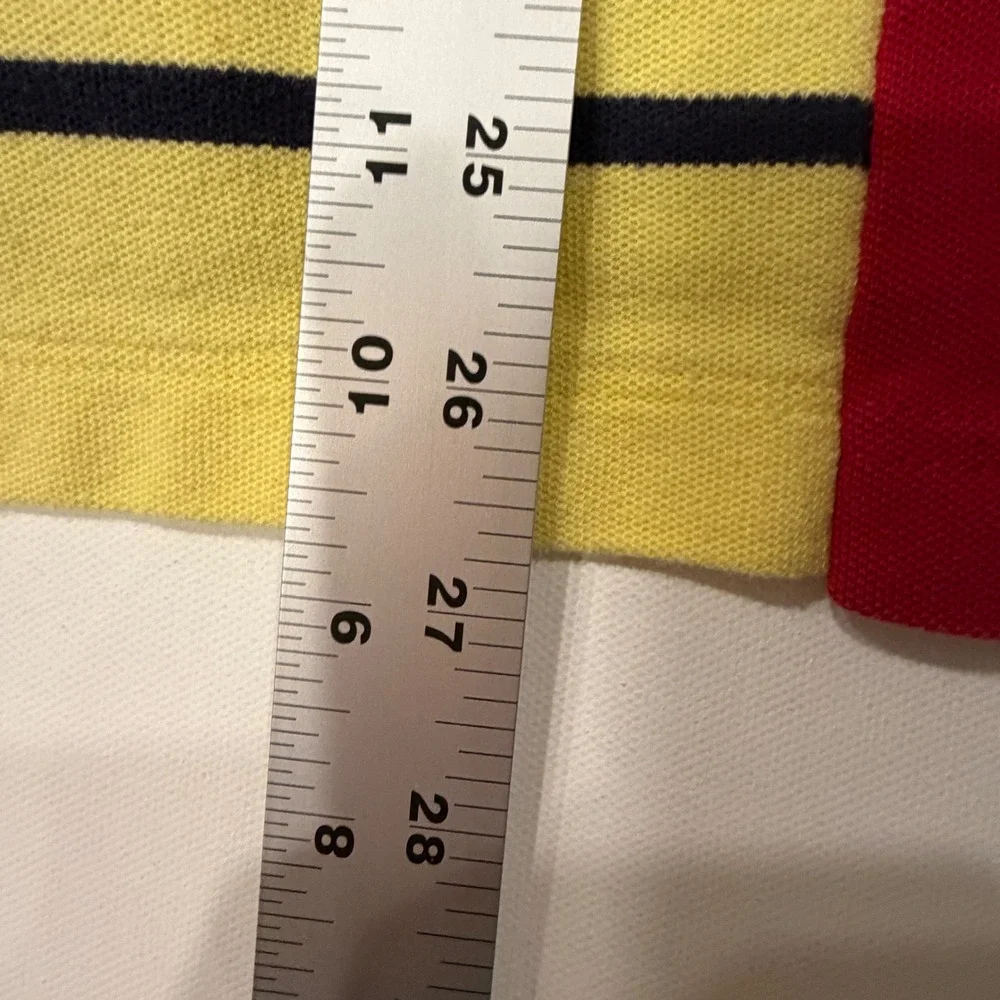 Polo Ralph Lauren Reworked Colorblock Rugby Polo Frankenstein Y2K Streetwear